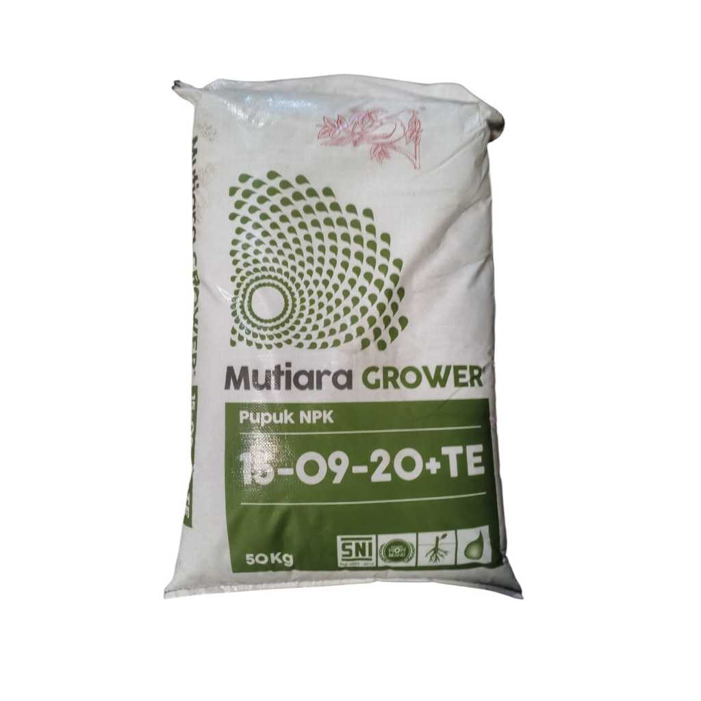 Pupuk NPK Mutiara Grower 15-09-20+ TE @ 50 Kg