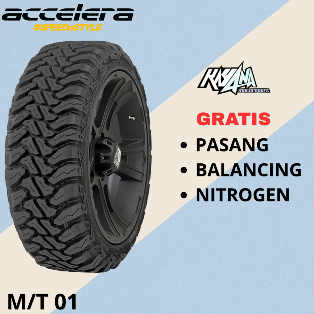 Ban Mobil Katana Jimny Taft 30x9,5 R15 Accelera MT 01 Ban Mobil Offroad R15