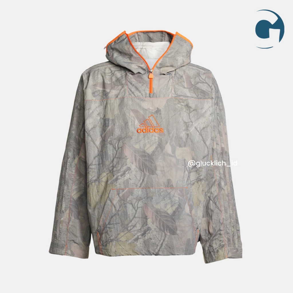Adidas, Beige Camo Jacket Q1 Puffer Reds