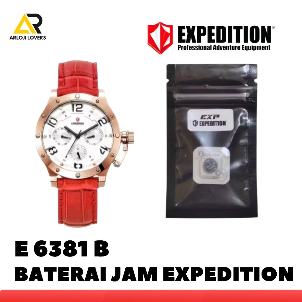 Baterai Jam Expedition Type E 6381 B Original