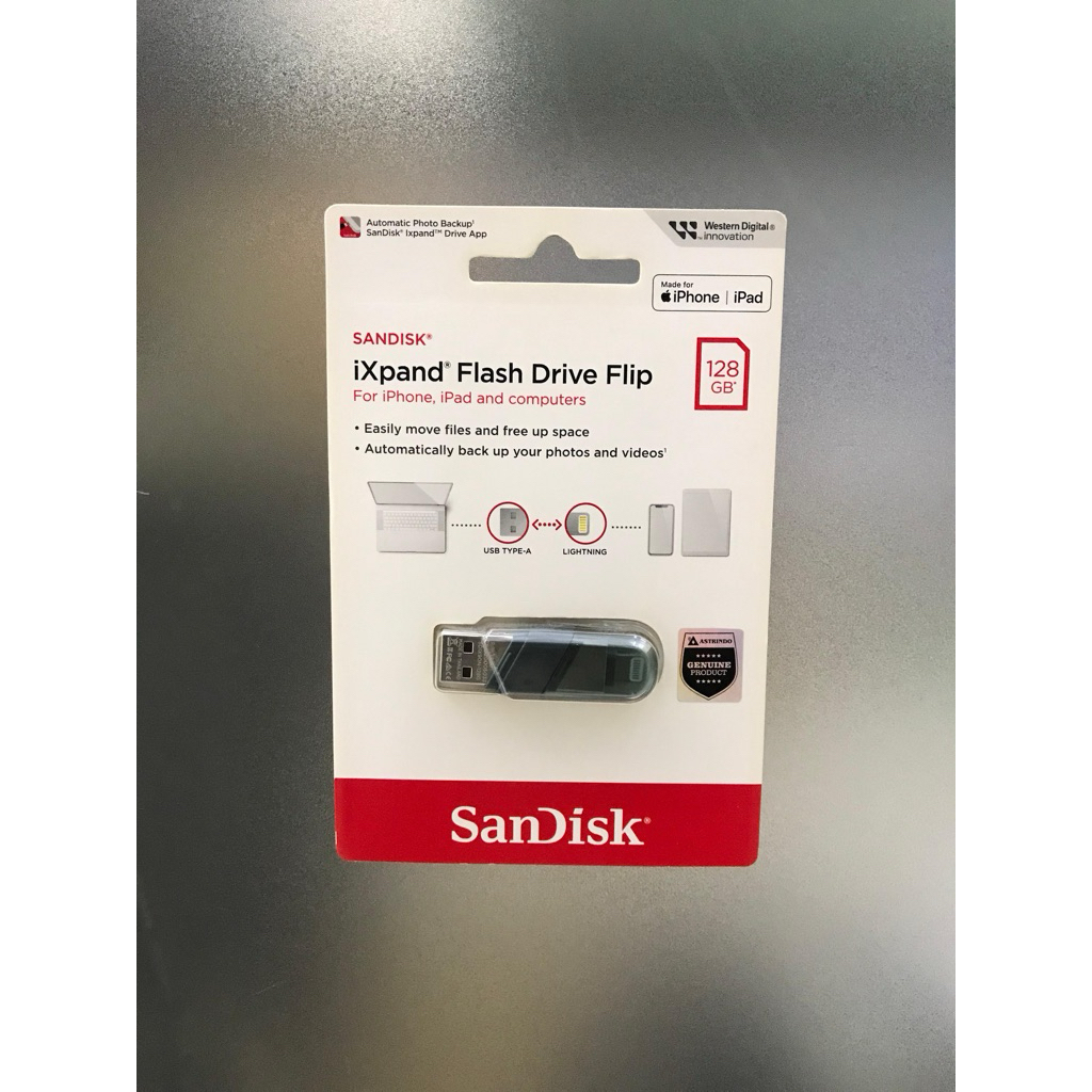 Sandisk iXpand Flip Flash Drive OTG Lightning 128GB