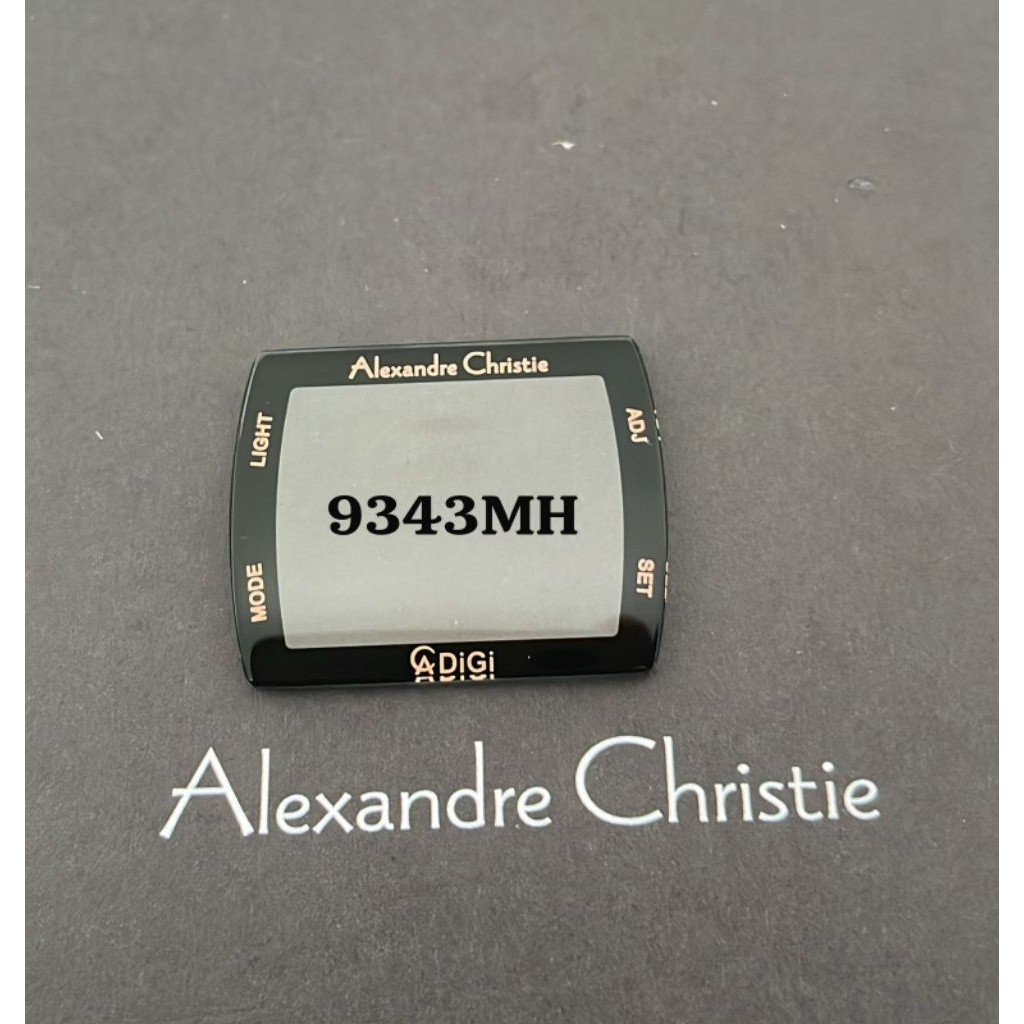 kaca jam tangan Alexandre Christie 9343 m original