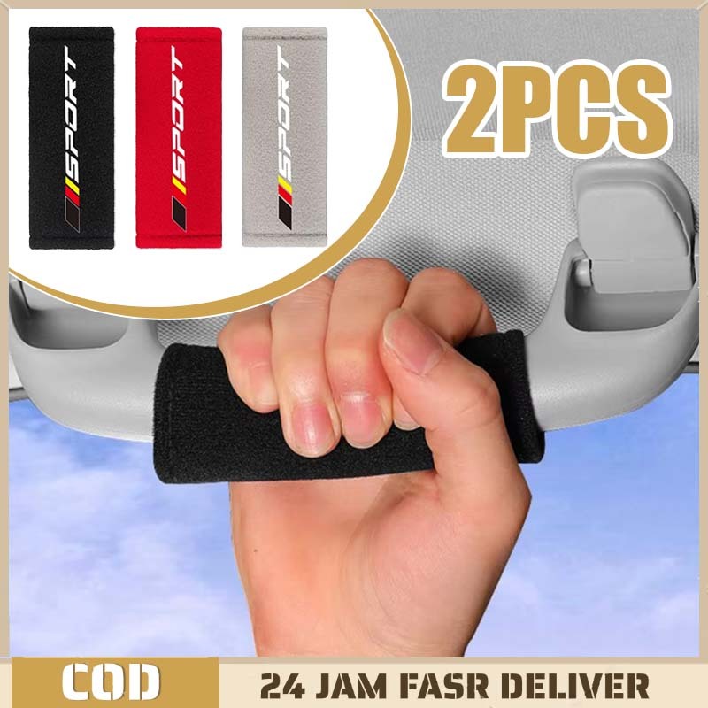 Aksesoris Handle Plafon Mobil Sarung Handle Plafon Mobil Car Hand Grip Roof Cover Pelindung Pegangan