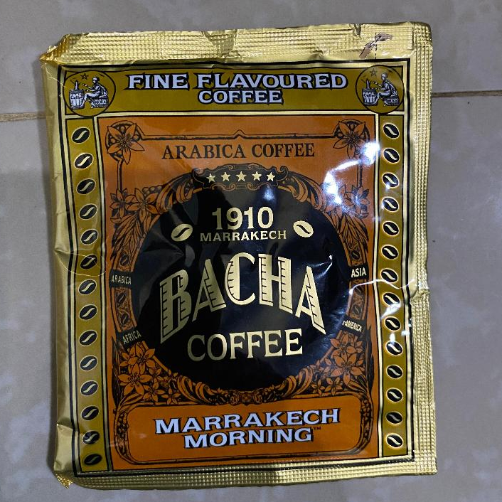 BACHA Coffee Arabica Coffee Satuan 12gr/pcs Marrakech Morning, Fine Flavoured Coffee Bacha