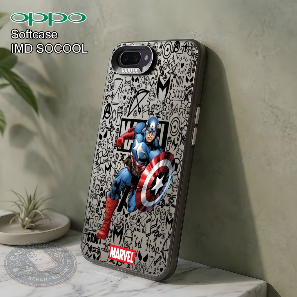 Case IMD So Cool Oppo A3S A5S A12 A11K A7 A1K F5 F7 F9 F9 PRO Pelindung Hp Case Kilau/Glossy Silikon