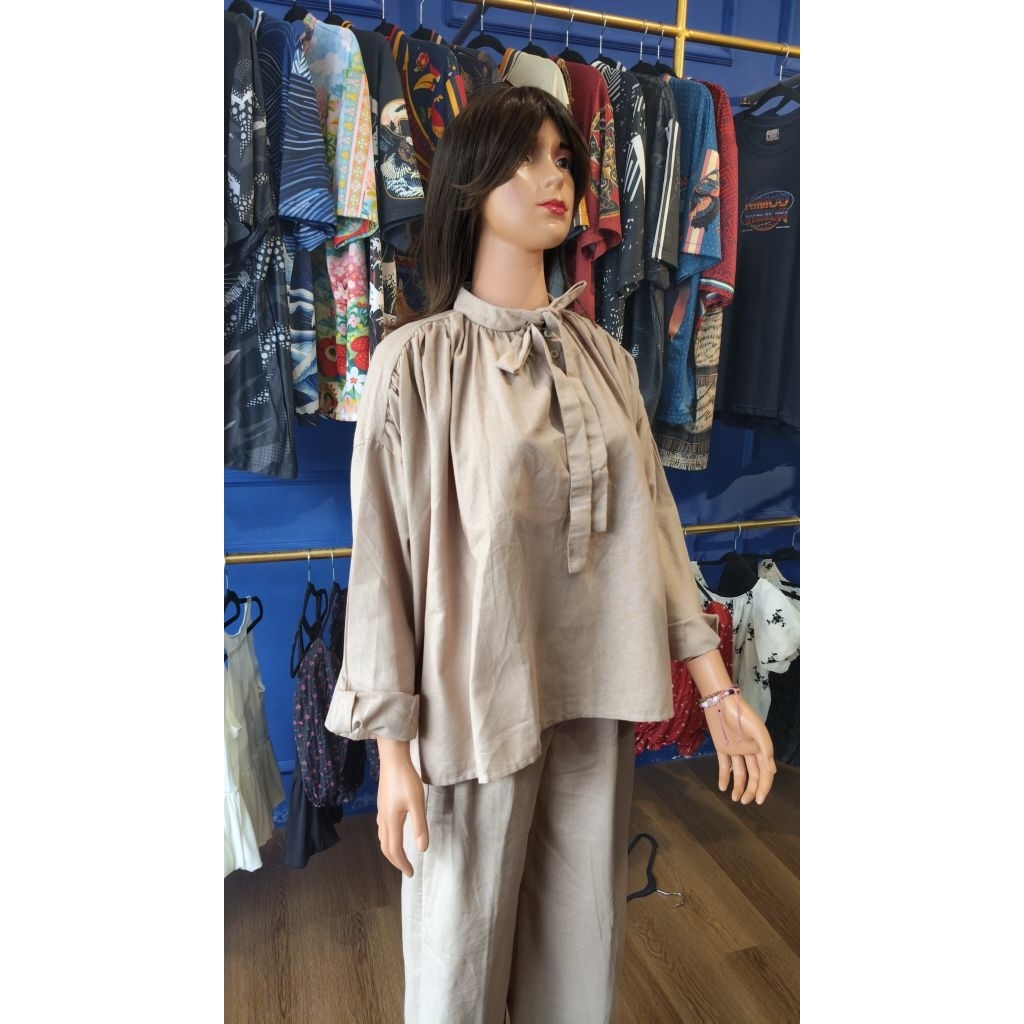 ONE SET BAHAN LINEN