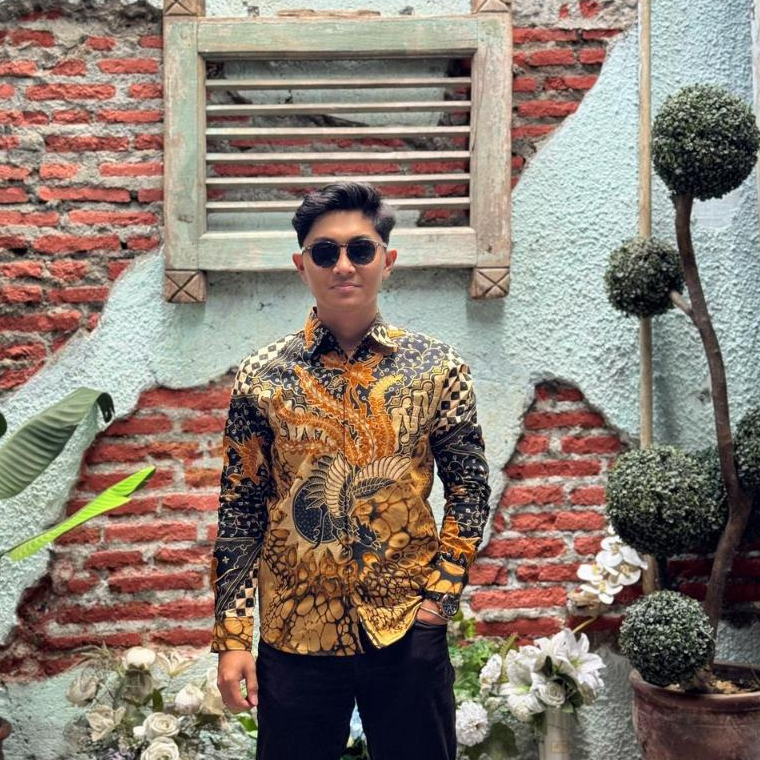 Batik Asadun Kemeja Batik Pria Motif Garuda Kencana Samudra