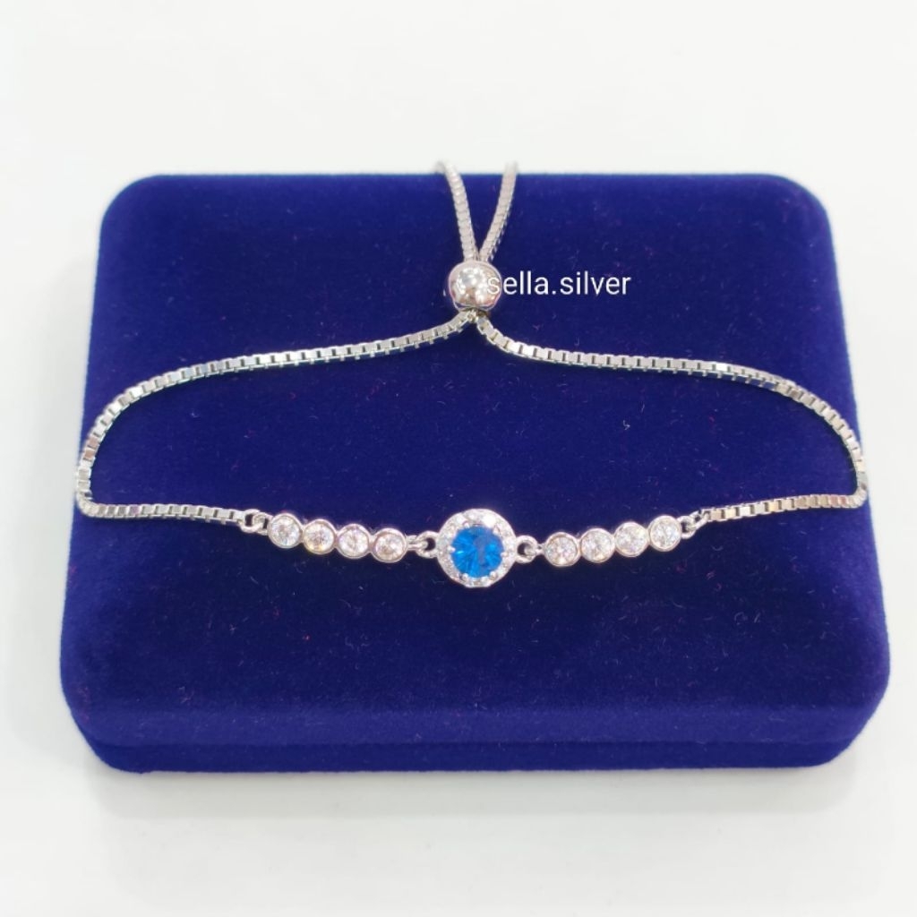 Gelang Dewasa Serut Silver 925 Asli