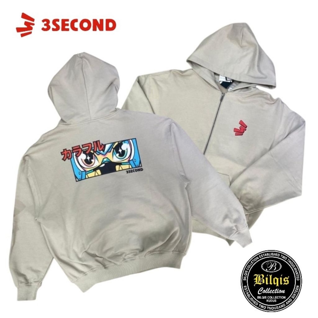 jaket 3second X KARAFURU original RELAXED FIT