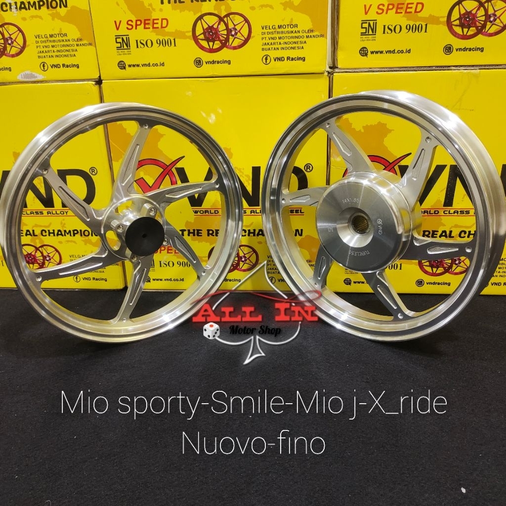 Vnd velg racing sixstar v2 mio m3 mio s mio z mio soul 125 cc xeon 125 rc fino 125