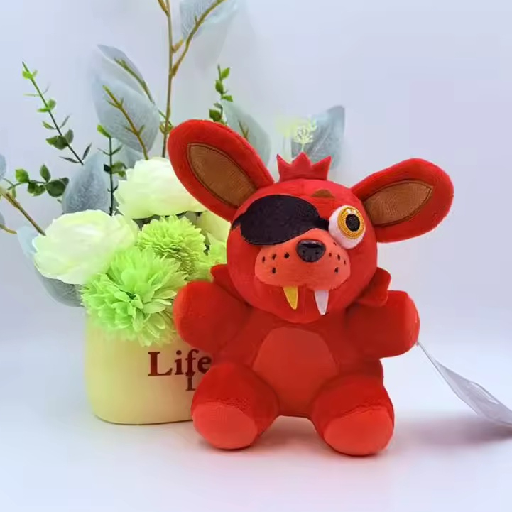 Boneka Freddy Foxy FNAF MP0RT Five Night At Freedy / Doll Foxy 18CM Nightmare / Boneka Lucu