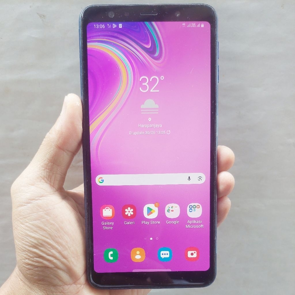 Samsung Galaxy A7 2018 4/64 Second NFC Eks Resmi Sein Mulus Original