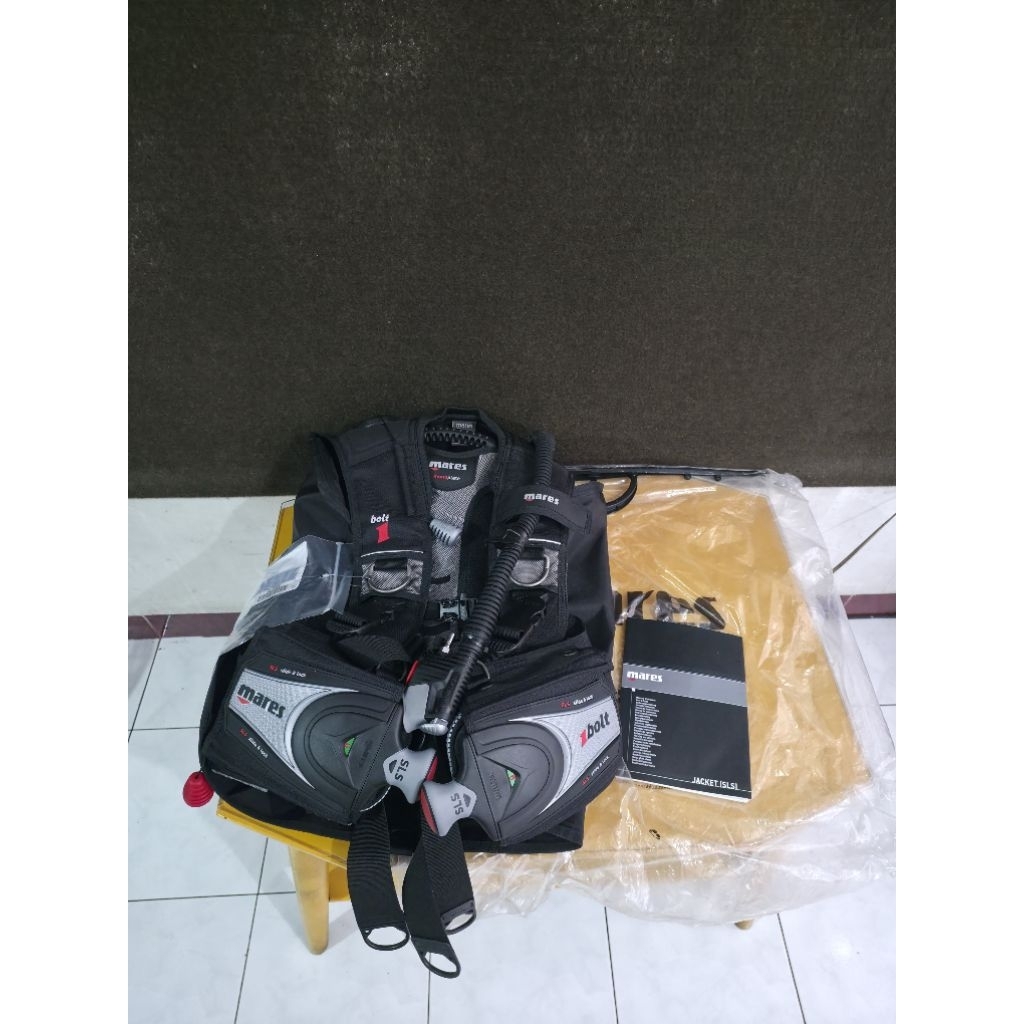 (BARU) BCD Mares bolt SLS size M scuba diving selam underwater