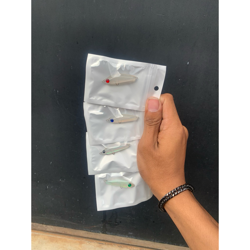 SWIM BLEDEK 4cm + Trebel Hook | Lure Hampala | Umpan Hampala | Swim Hampala | Umpan Casting | Lure C
