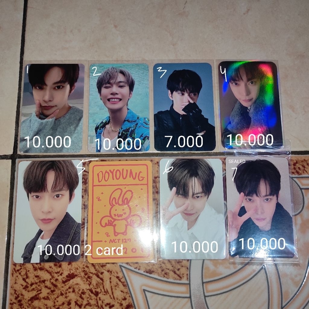 [ready stock] photocard pc official doyoung nct 127 dojaejung