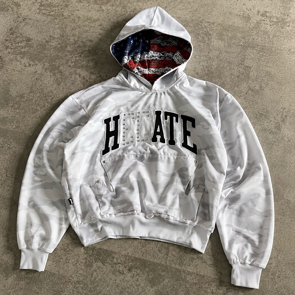Hecates Hoodie Camo White