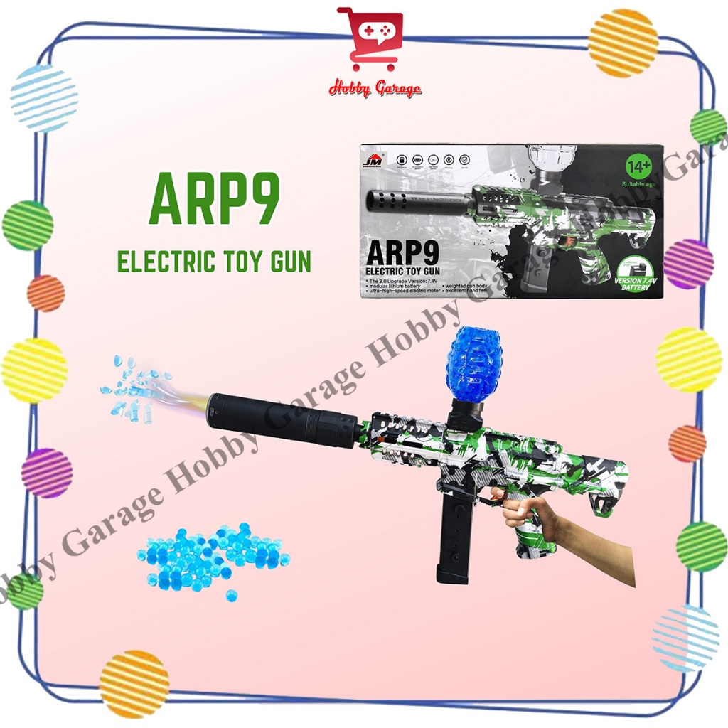 Mainan Tembakan Anak WGG ARP9 Assault Rifle Water Gel Blaster Scar Gun Watergel UMP