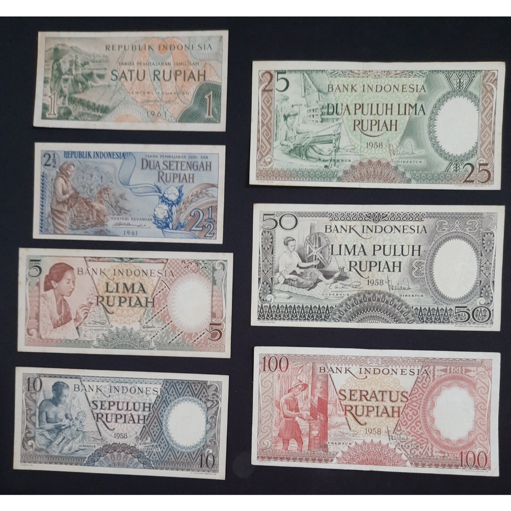 [BACA DESKRIPSI] Uang Kuno Indonesia Set Seri Pekerja