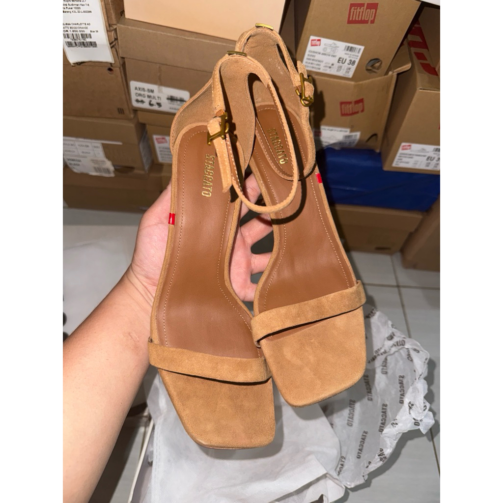 Staccato EWA01-700 Sandal Heels - Brown