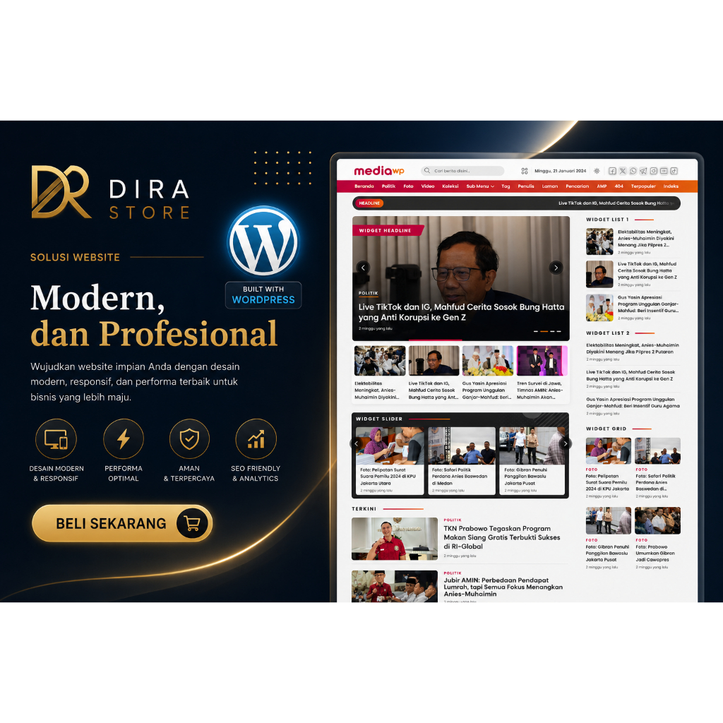 MediaWP, Template WordPress Berita Premium