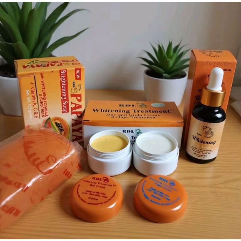 Paket RDL 5 in 1 Whitening Cream - Mencerahkan, Melembabkan, Merawat Kulit Wajah