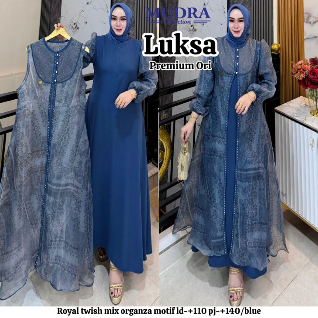 Gamis Mudra Collection / Gamis Terbaru / Gamis Wanita / Gamis Premium / Belinda / Luksa / Mudra Hija