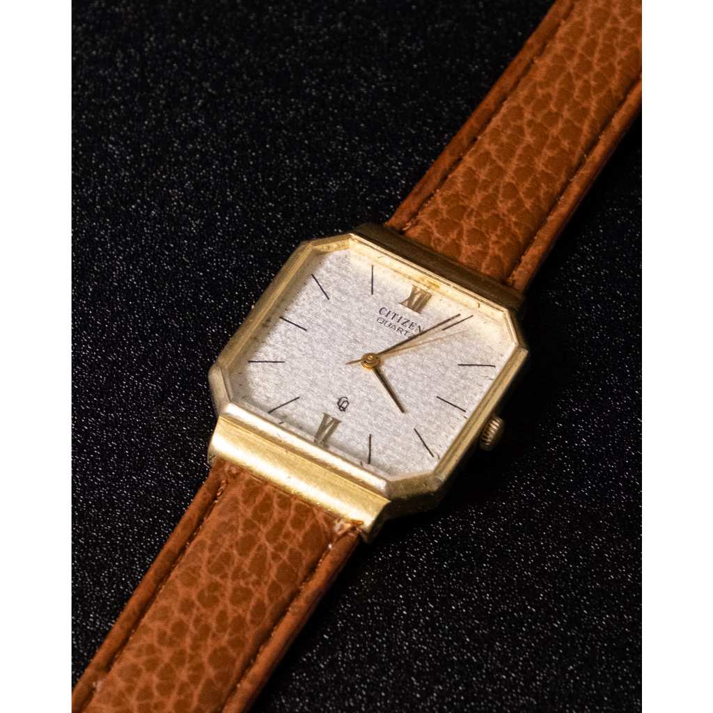 Citizen Octagonal Tank Quartz Gold