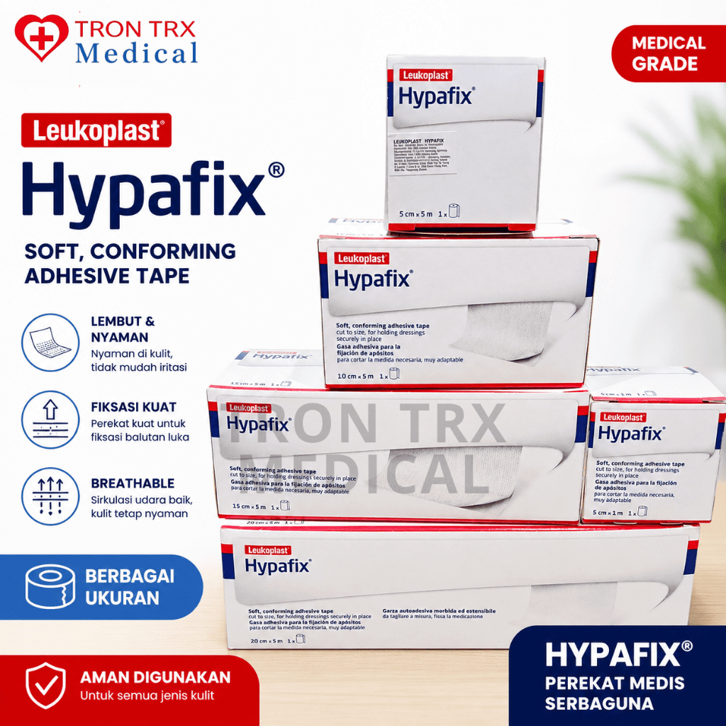 HYPAFIX Original Plester Perban Medis Perekat Luka Operasi