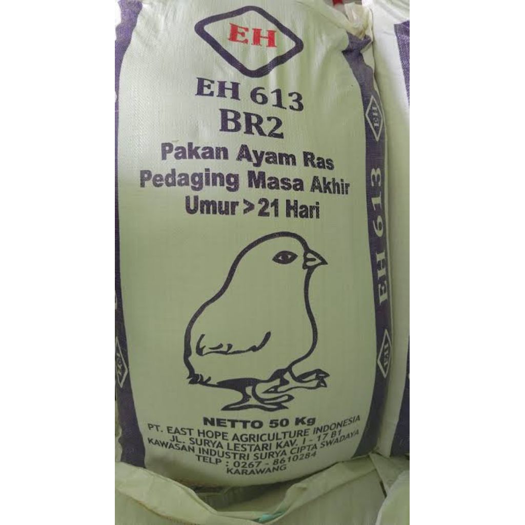 Pakan Ayam Pedaging EH 613 East Hope 1Kg