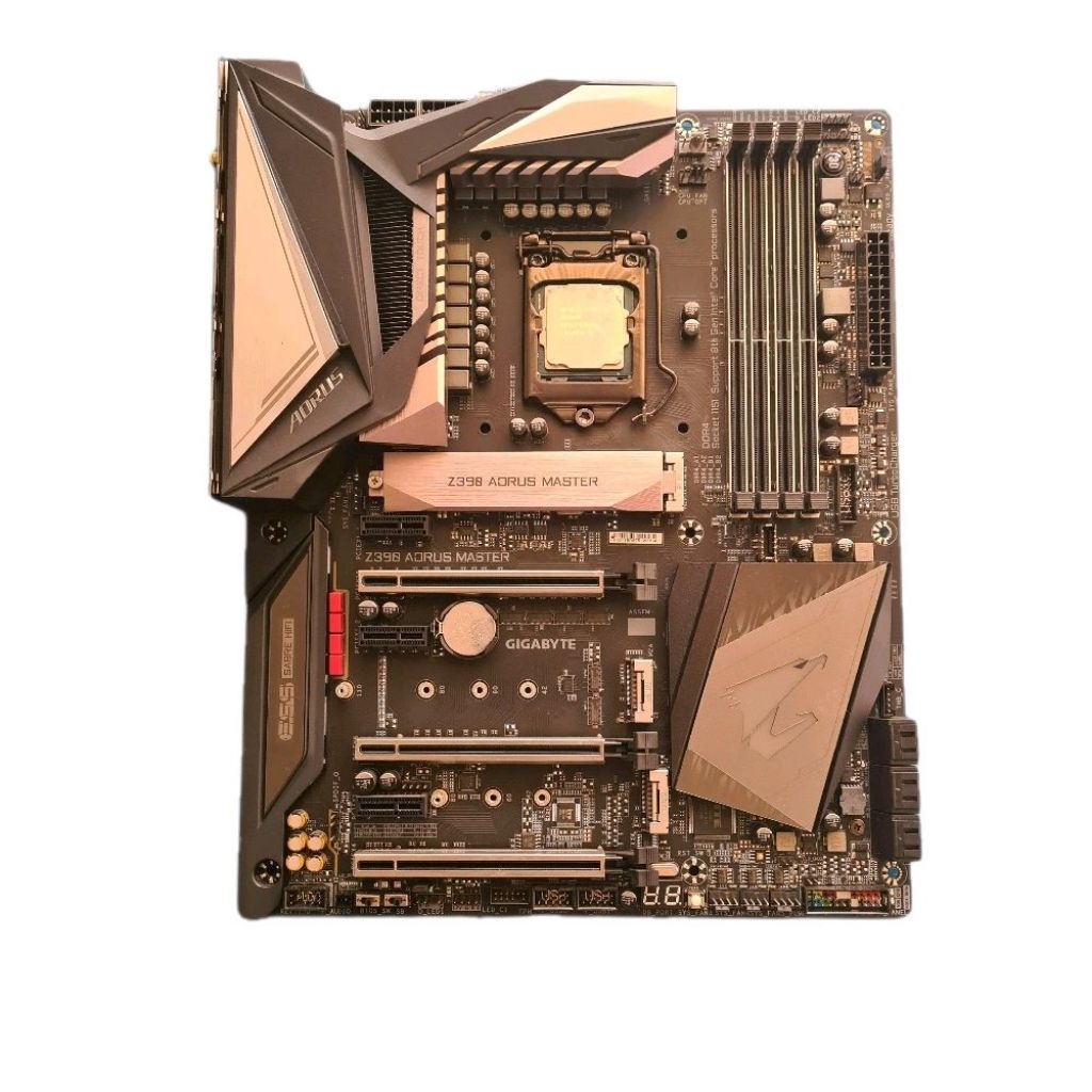 PAKET CORE I5 8600K GEN 8 WITH MAINBOARD GIGABYTE Z390 AORUS MASTER ATX DDR4 SUPPORT GEN 8 & 9 LGA 1