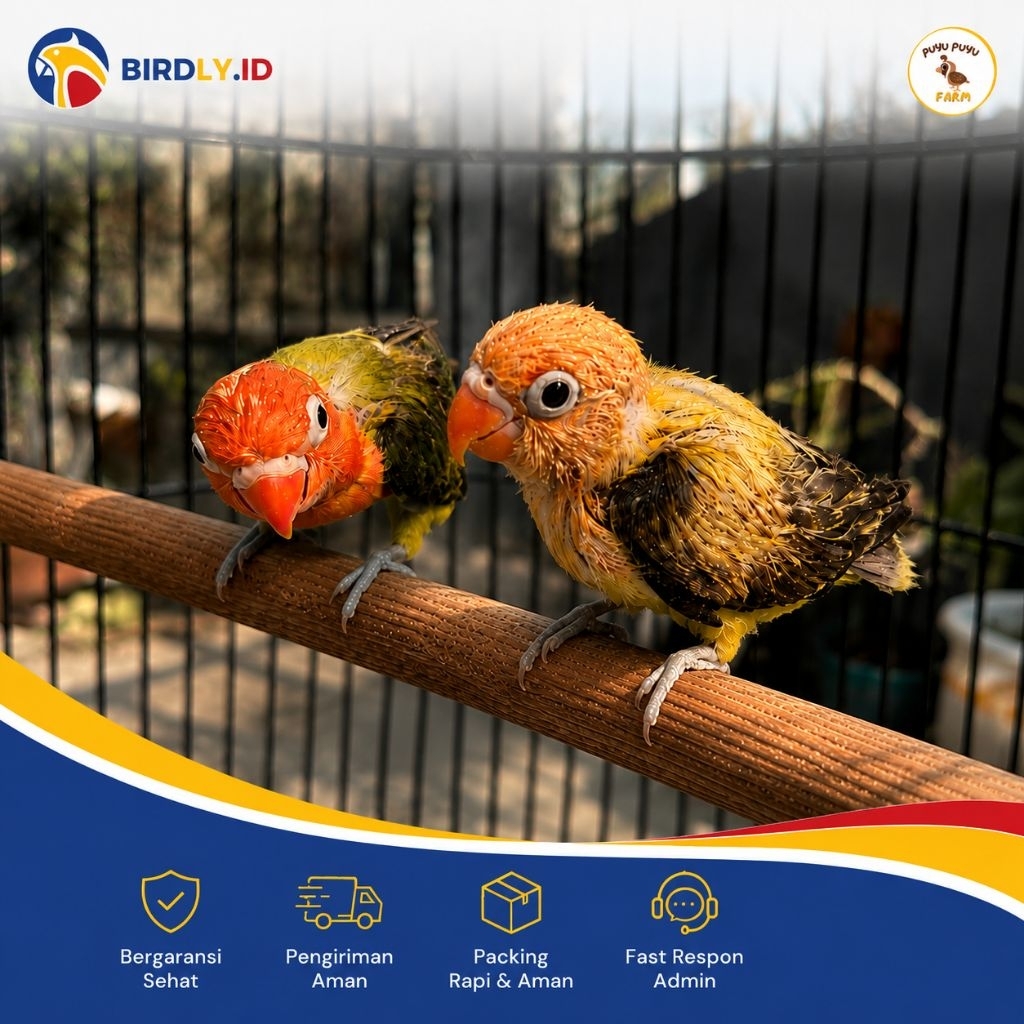 Lolohan Lovebird Biola / Lovebird Biola loloh respon spet