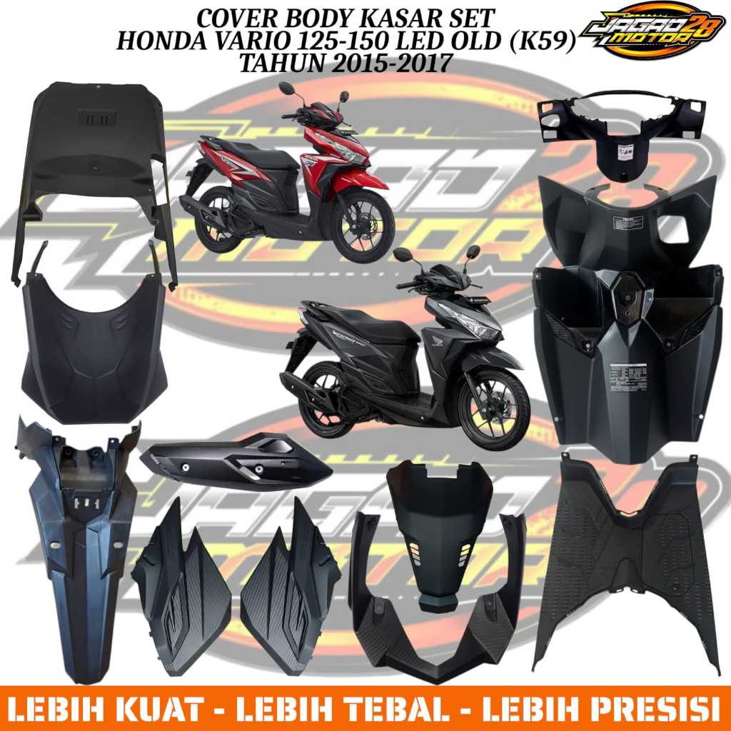 Cover Body Full Kasar Set Honda Vario 125 150 LED Old Vario 125 150 Lama 2015 2016 2017