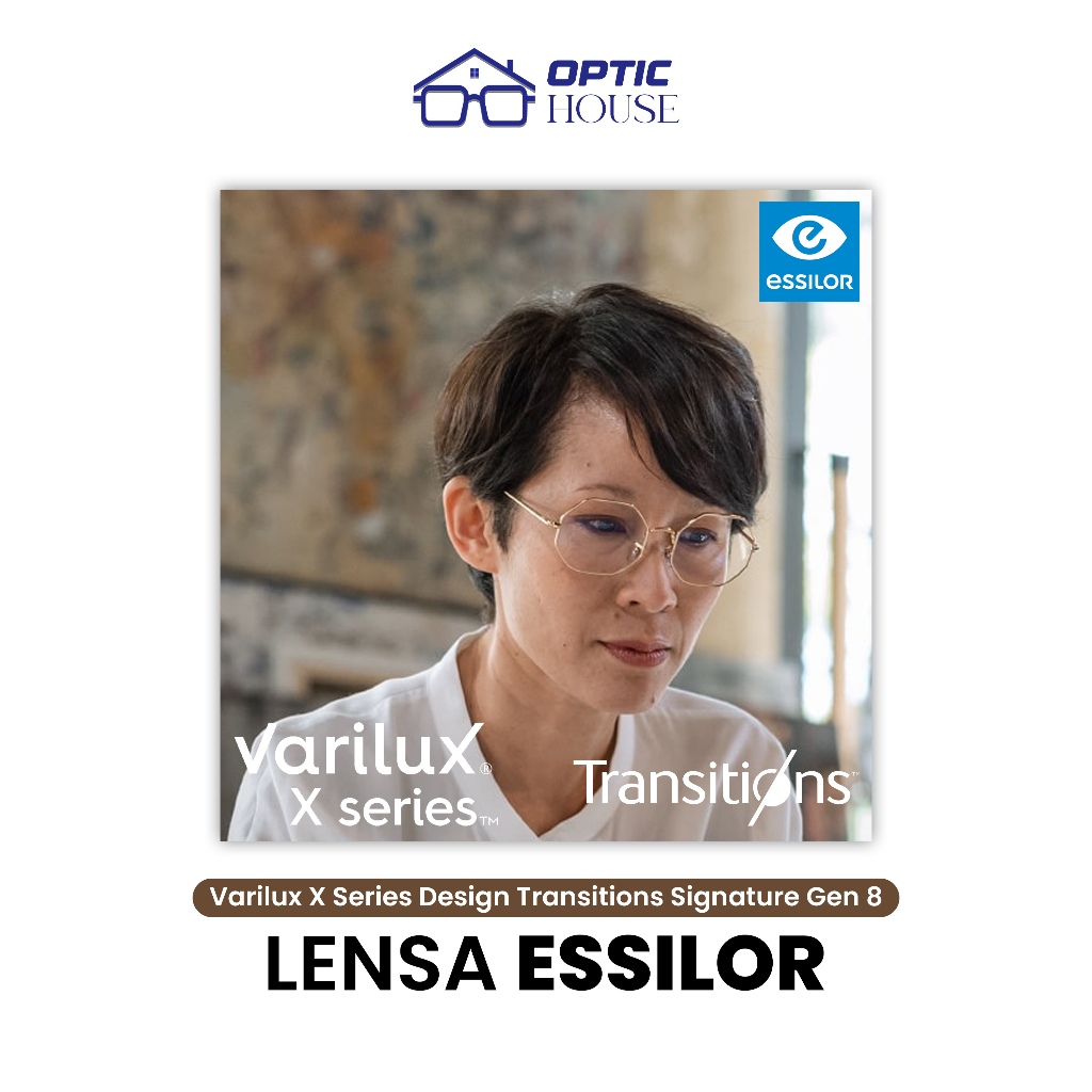 Lensa Kacamata Essilor Progresif Varilux X Design Transitions Signature Gen 8