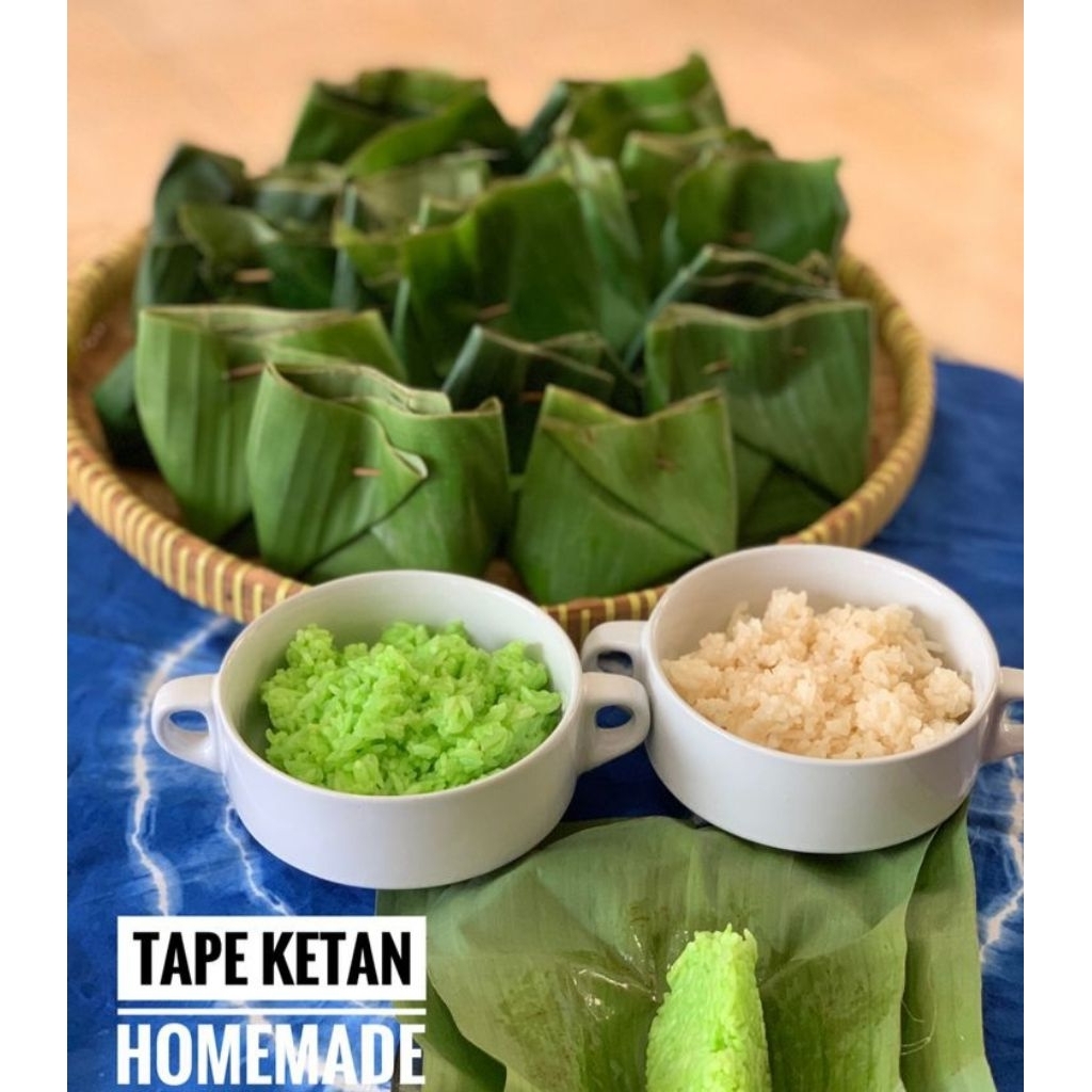 Tape ketan daun pisang - enak, manis, legit