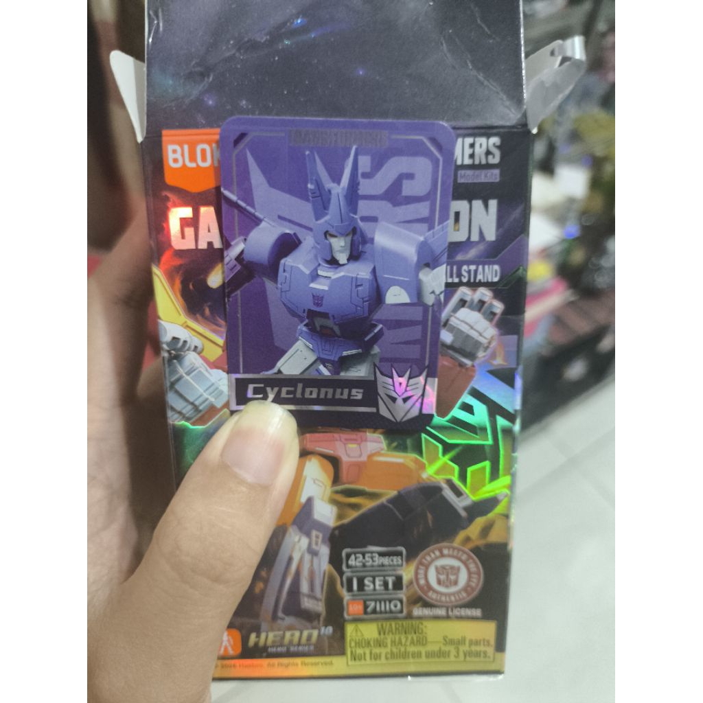 Blokees Transformer Galaxy Version Vol. 10 Belum Rakit - Cyclonus OFC