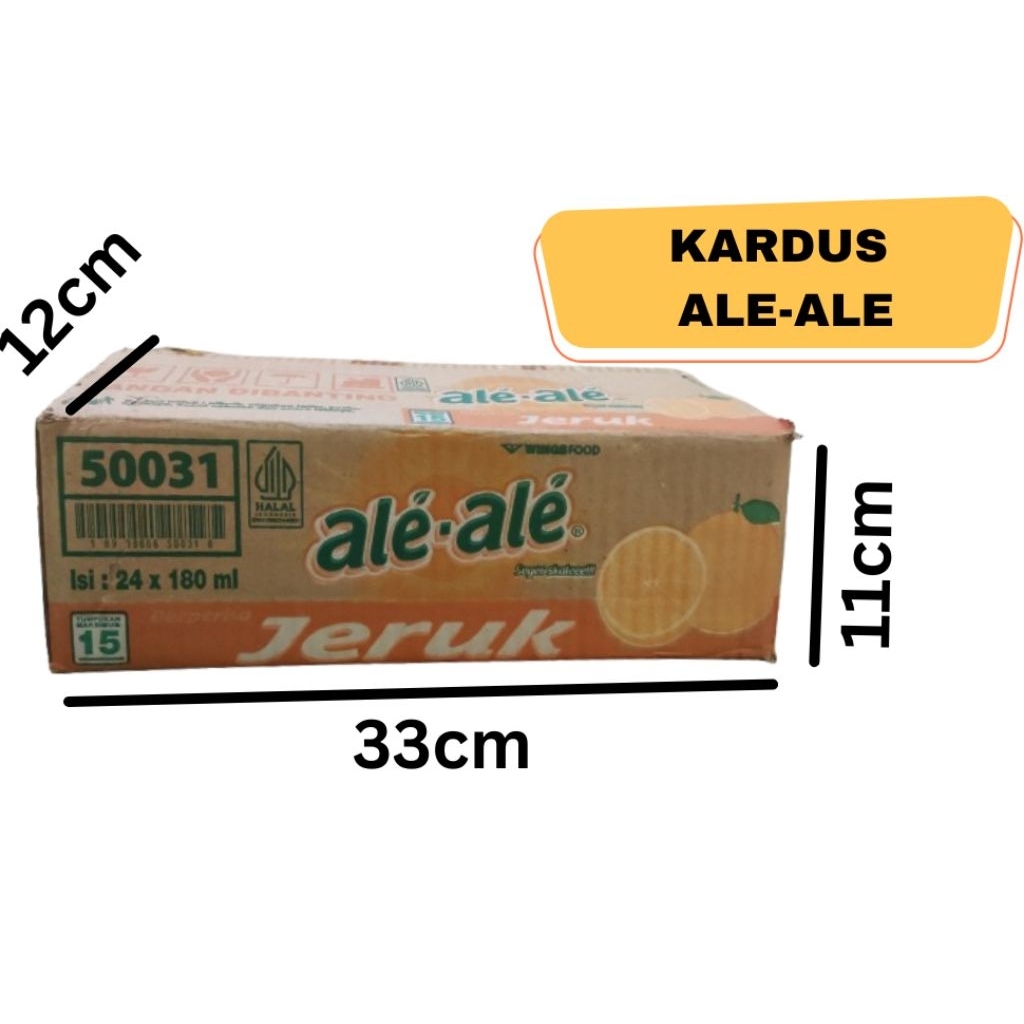 kardus bekas kardus ale kardus packing 33x12x11cm