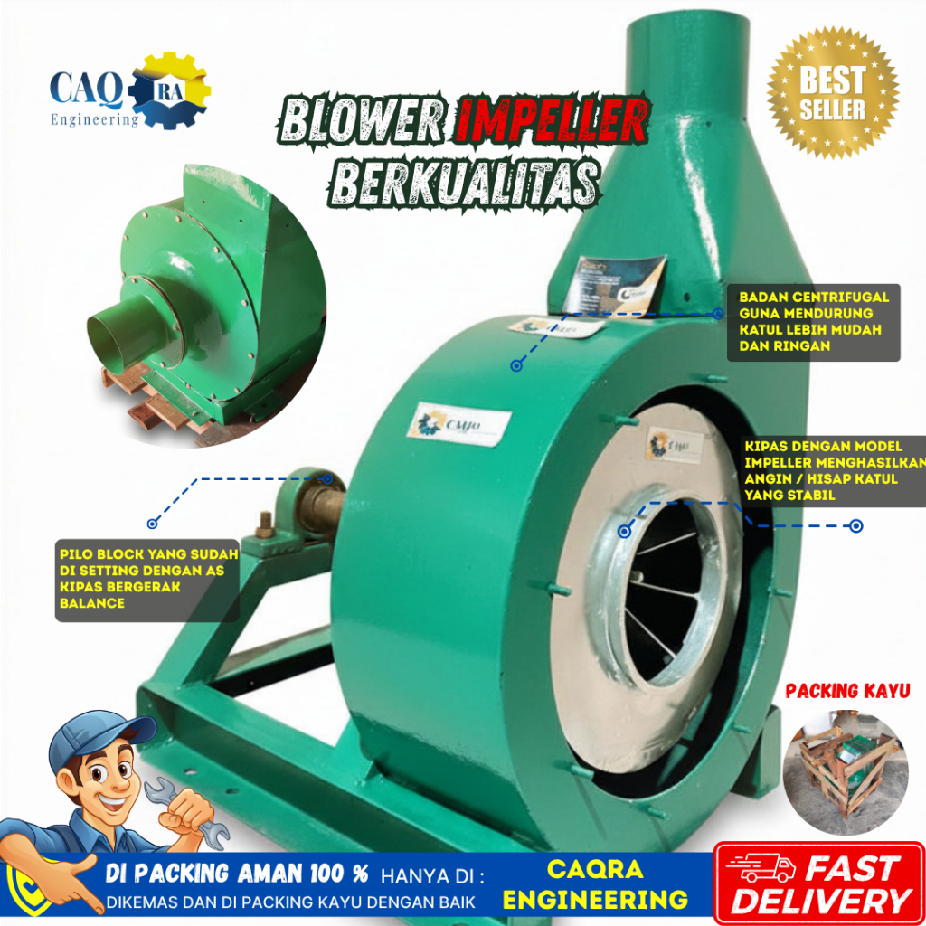 [IMPELLER] BLOWER HISAP KATUL MESIN PENGGILING PADI