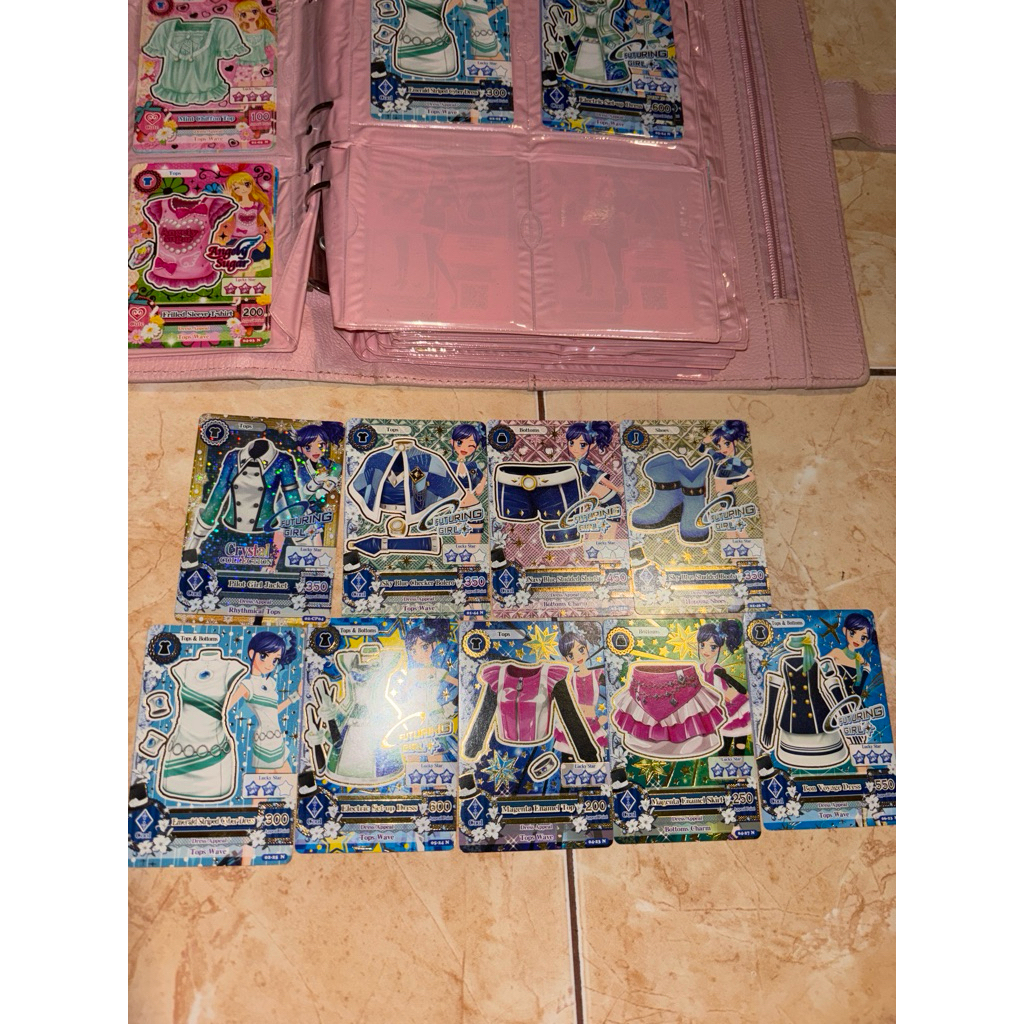 [Aikatsu Futuring Girl Collection] Aikatsu Aoi Pilot Girl, Sky Blue Checker set,Electric set up dres
