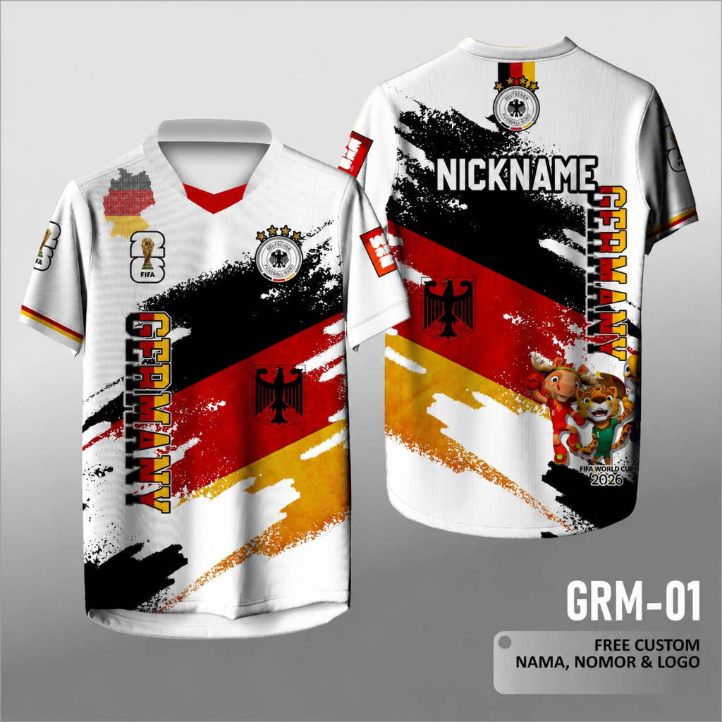 kaos jersey jerman piala dunia 2026 kaos pildun grm01