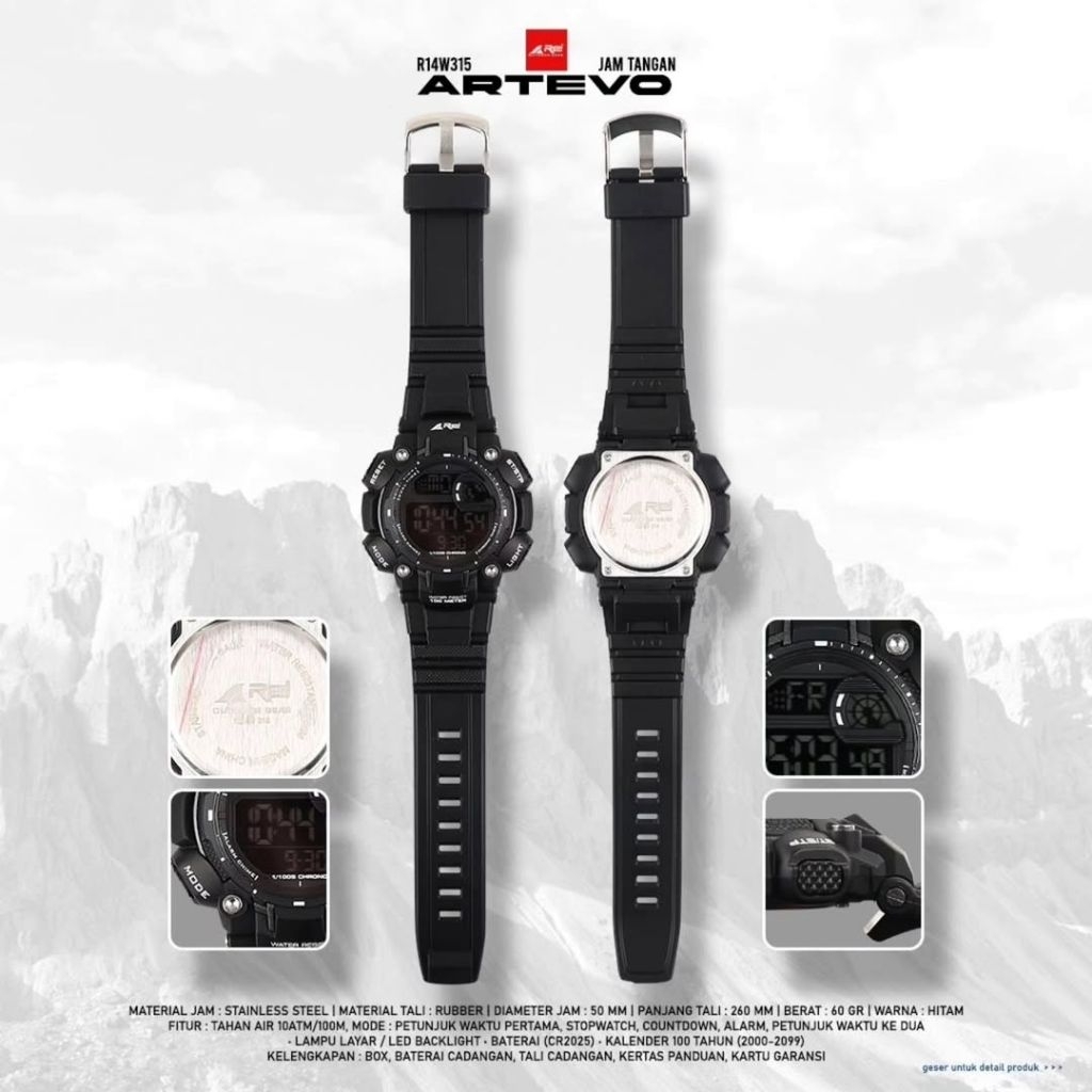 Jam Tangan Digital Arei Outdoorgear Artevo
