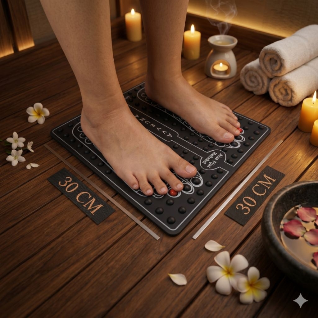 alat terapi kaki karpet terapi kaki akupuntur meredakan nyeri kaki akupuntur terapi kaki