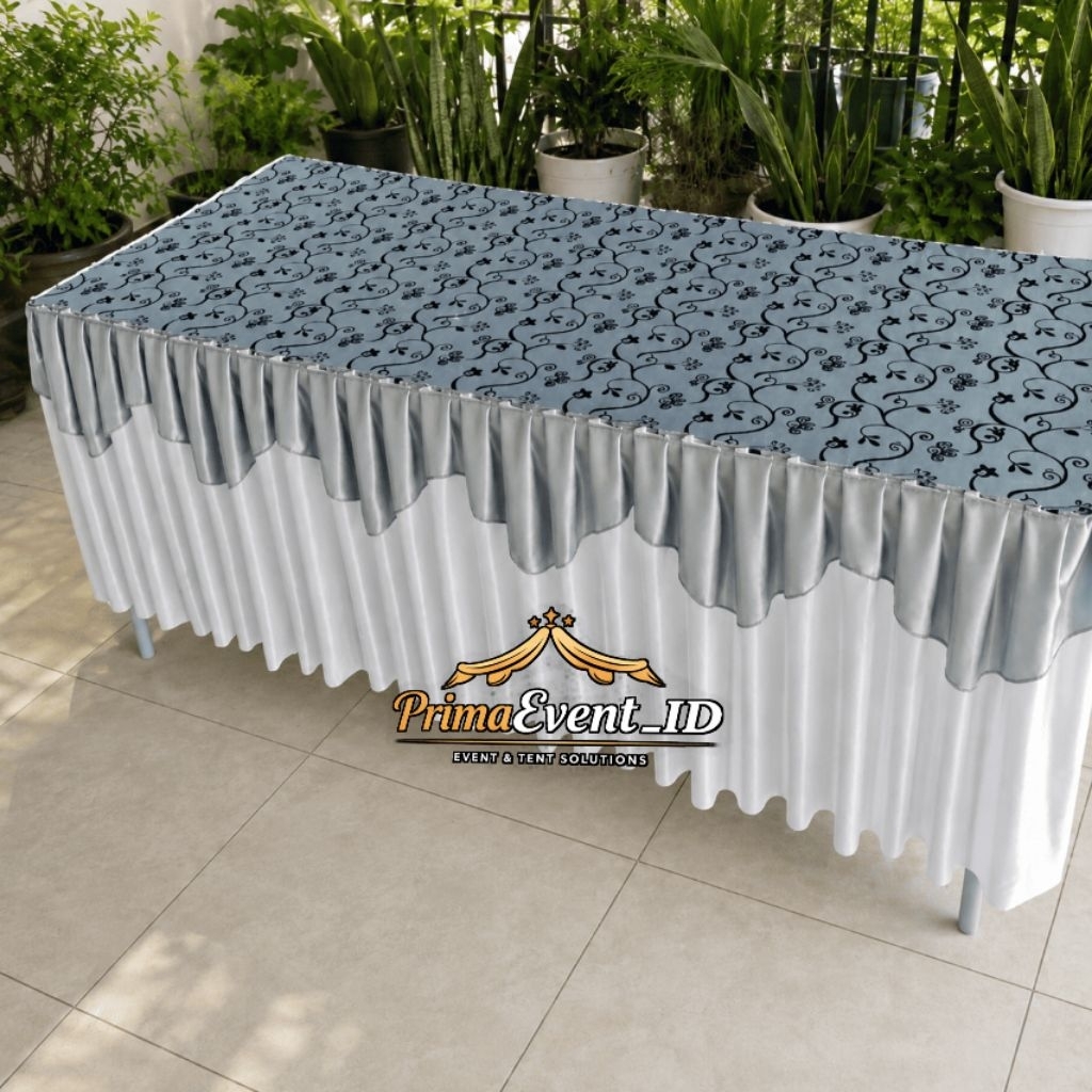 Taplak meja batik - Taplak meja batik prasmanan - bahan kain abutay