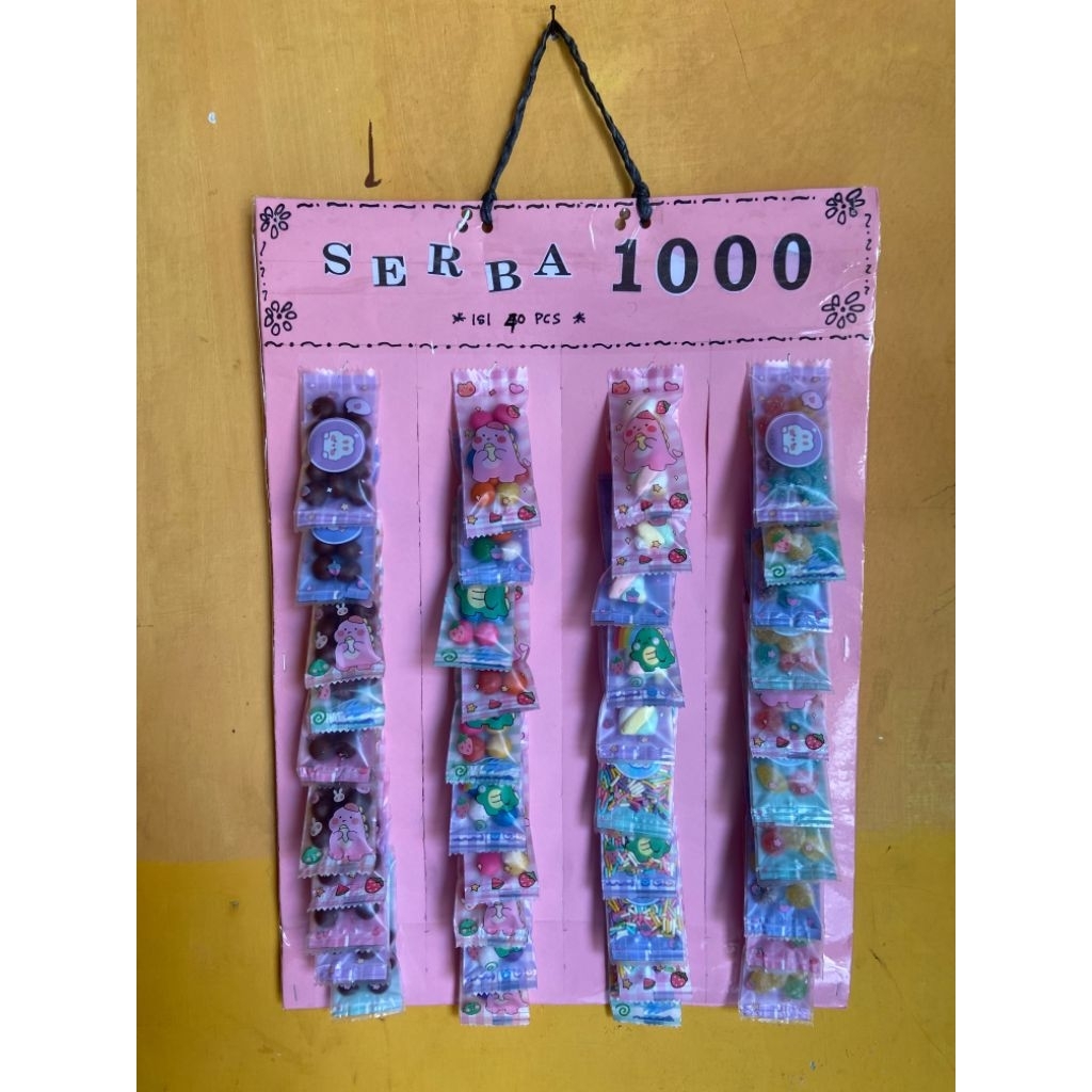 Snack rencengan serba 1000 murah meriah//JAJANAN VIRAL BOCIL