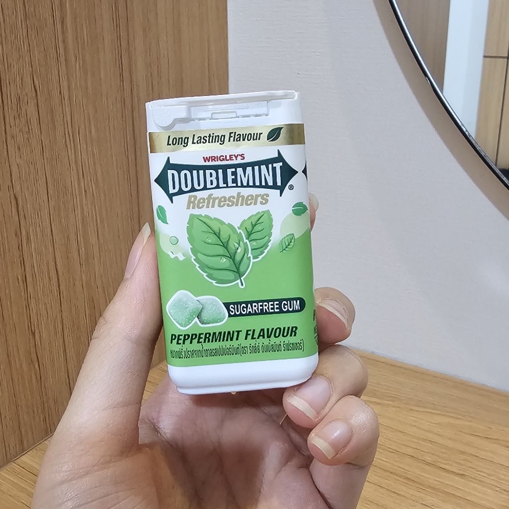 DOUBLEMINT REFRESHERS SUGARFREE GUM PEPPERMINT