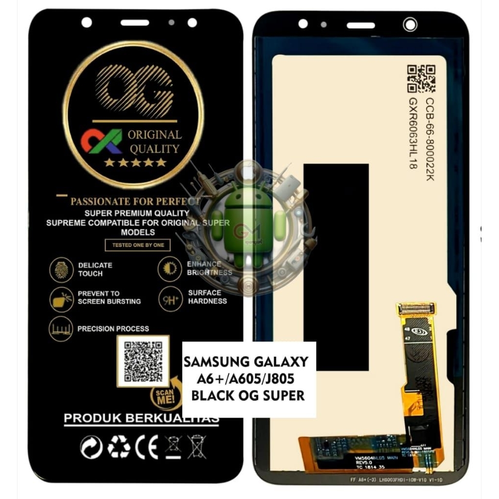 LCD SAMSUNG A6 PLUS/LCD TOUCHSCREEN SAMSUNG A6 PLUS/A605/J805  FULLSET ORIGINAL