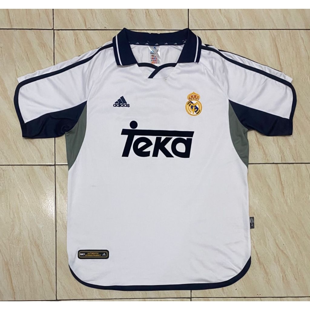Jersey Home Real Madrid 2000/01 - Retro Vintage Adidas