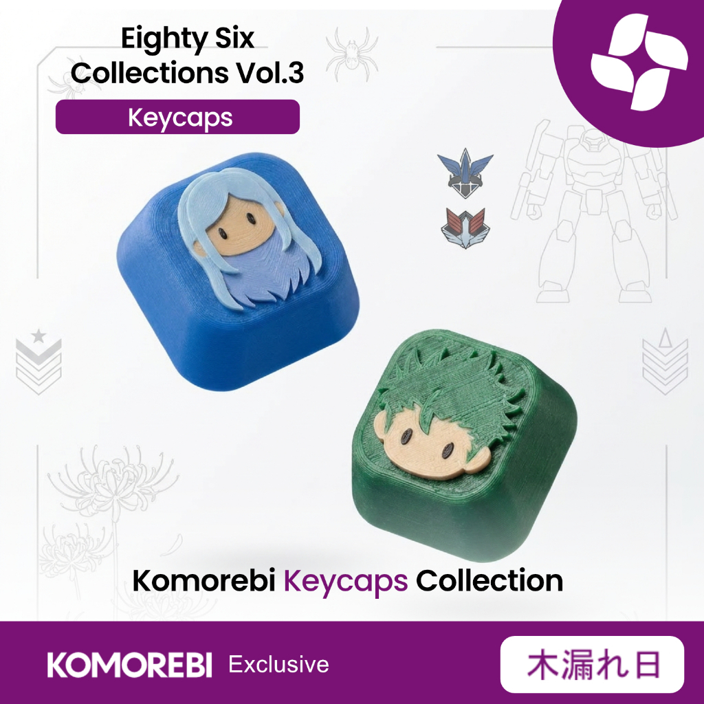 Keycaps Artisan Eighty Six 86 Raiden Shuga Anju Emma Mechanical Keyboard Custom Aksesoris Gaming Ani