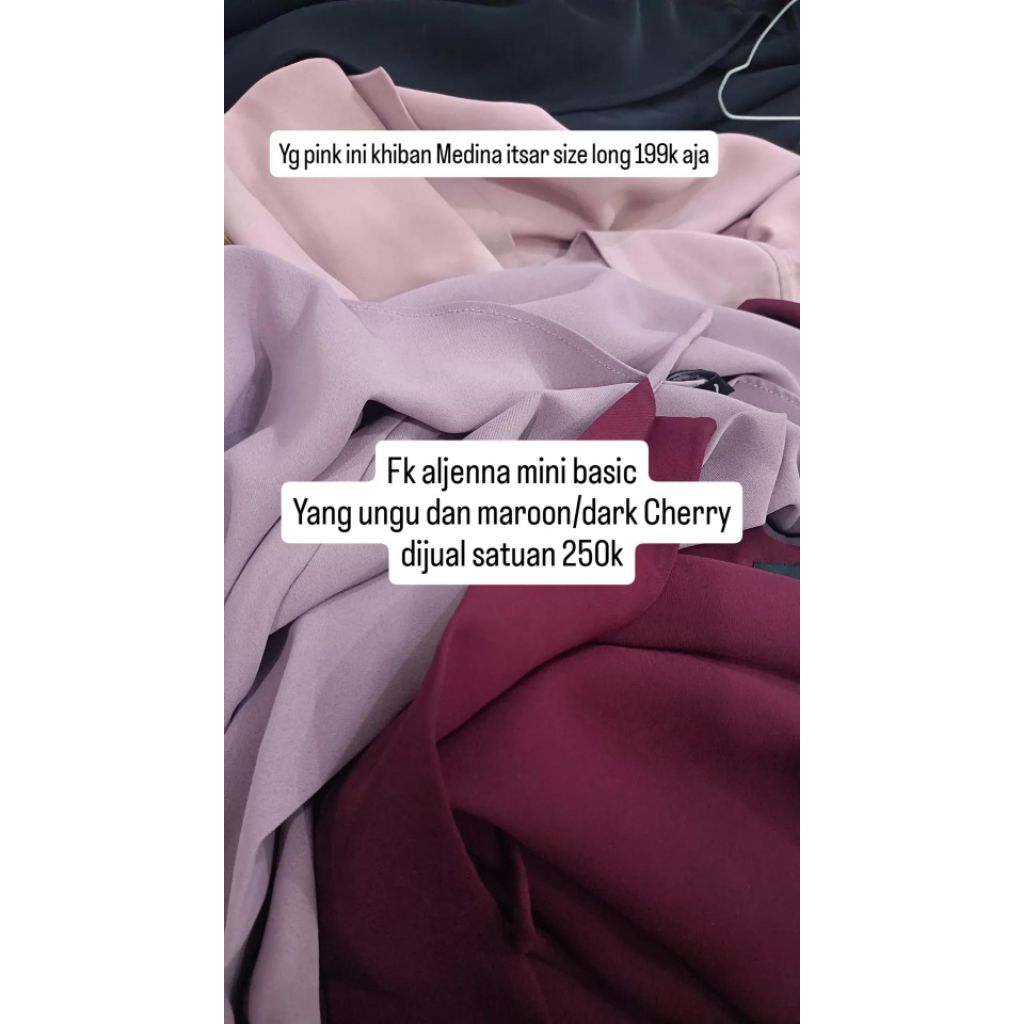 aljenna khimar FK mini basic dan Saila