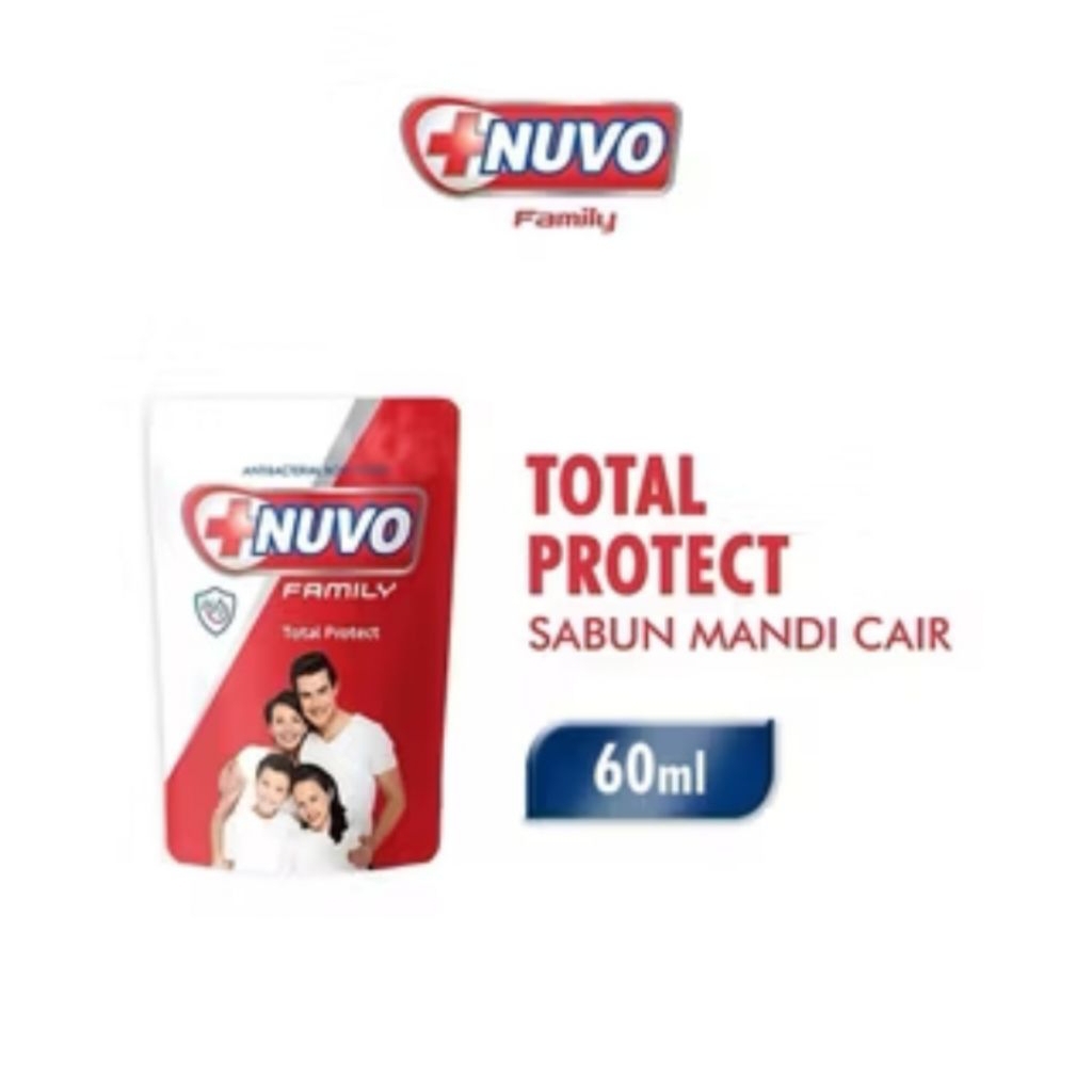 nuvo 60ml sabun cair kemasan ekonomis NUVO CAIR