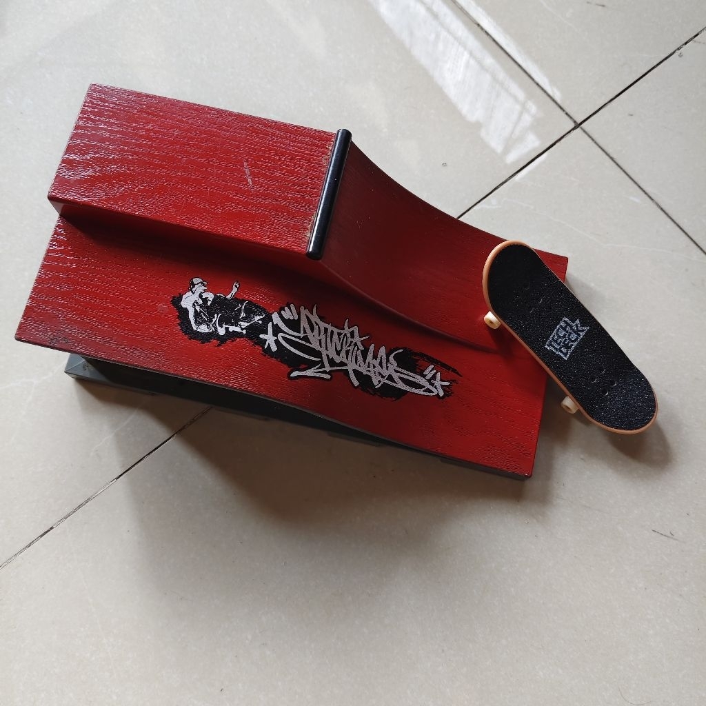 Arena Skateboard Jari SkatePark Ramp Part Fingerboard Mainan Fingerboard Arena